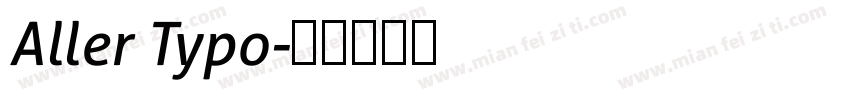 Aller Typo字体转换